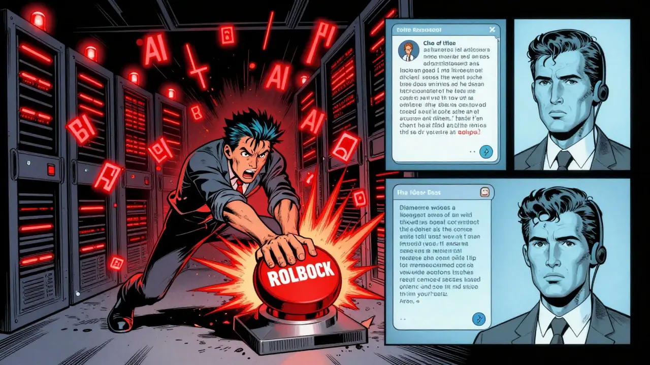 Playbooks for Rolling Back Problematic AI-Generated Deployments