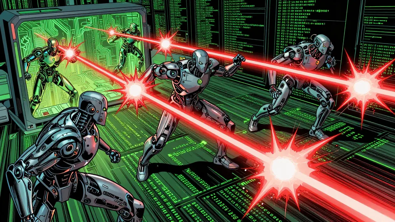 Digital sentinels intercepting security threats with code barriers