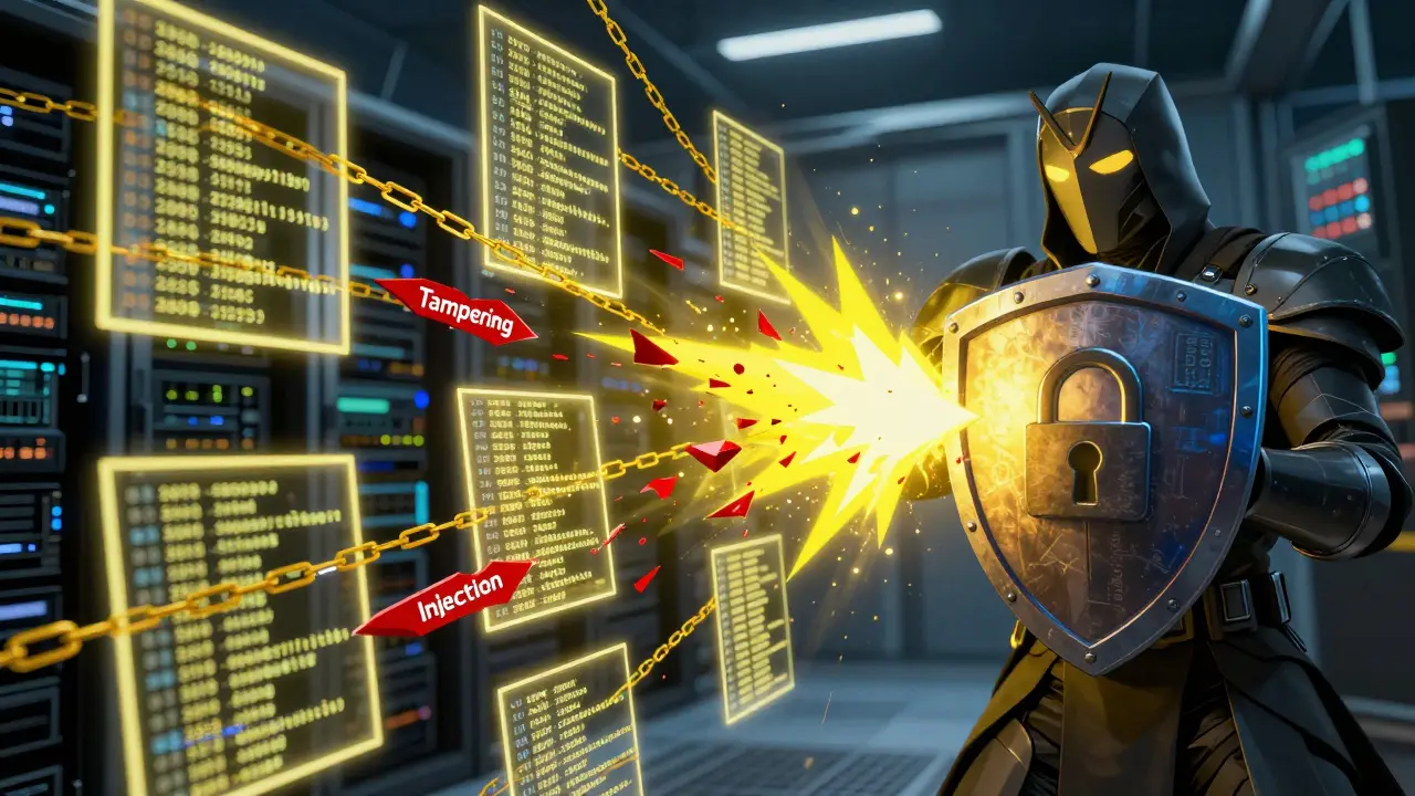 Armored guardian protecting blockchain-secured audit logs