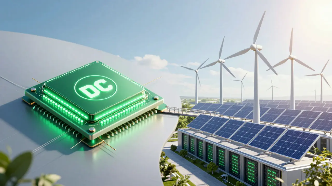 Sustainable AI strategies with green energy and efficient chips