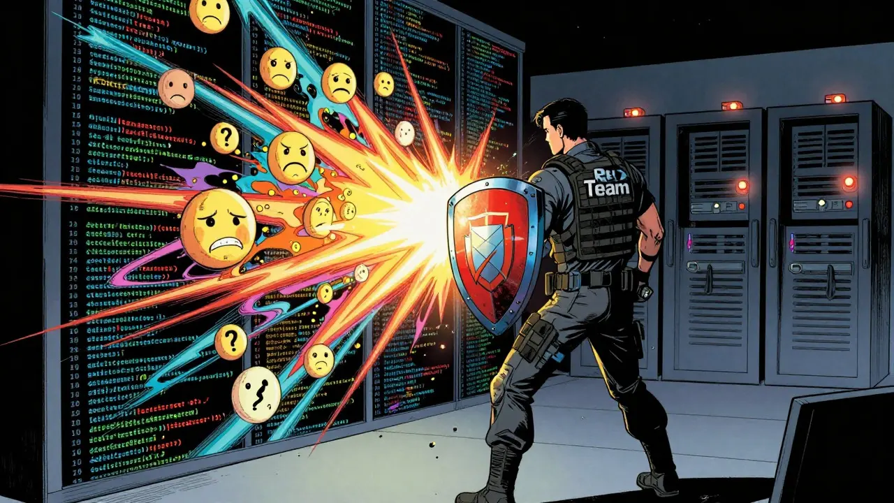 Security analyst defending against emotional AI vulnerabilities