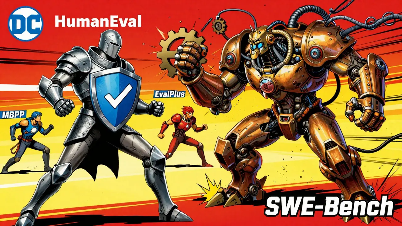 Battle between HumanEval knight and SWE-Bench monster
