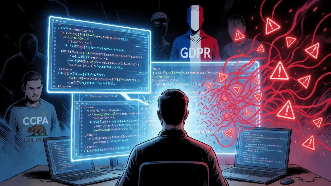 GDPR and CCPA in Vibe-Coded Systems: Data Mapping & Consent