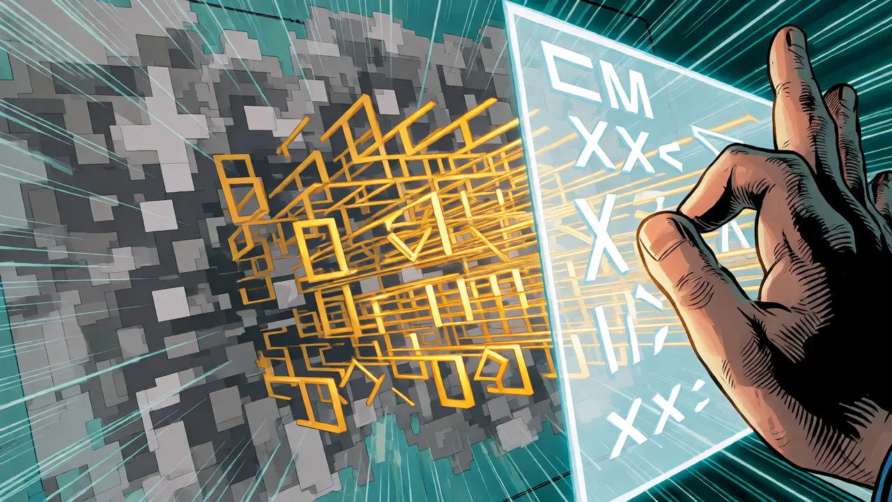 Digital hand extracting structured golden data from a pixelated image cloud