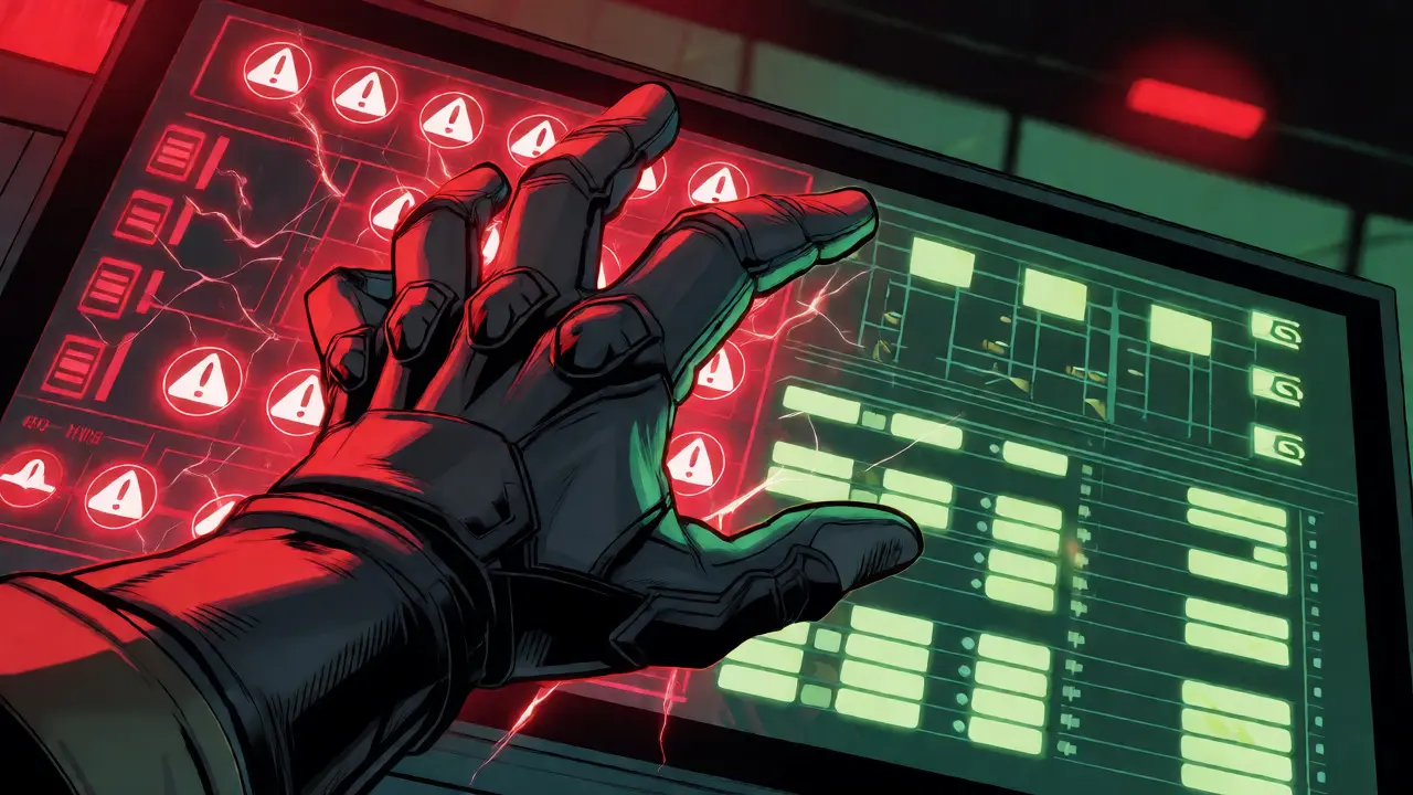Superhero gauntlet filtering red chaotic warnings from green stable data streams